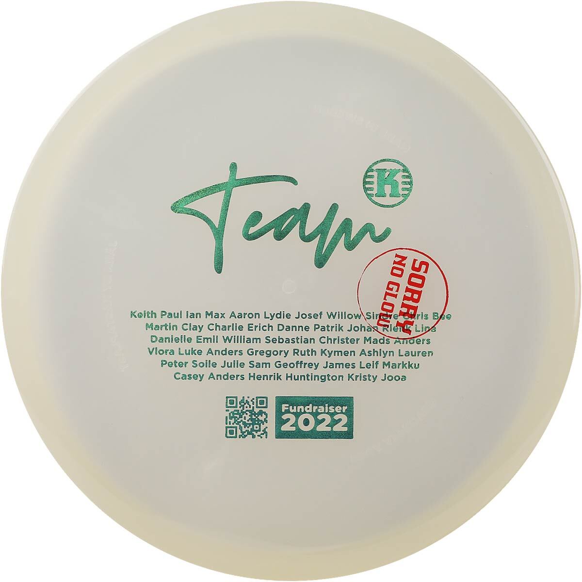 K1 Järn - Team Fundraiser / Sorry No Glow