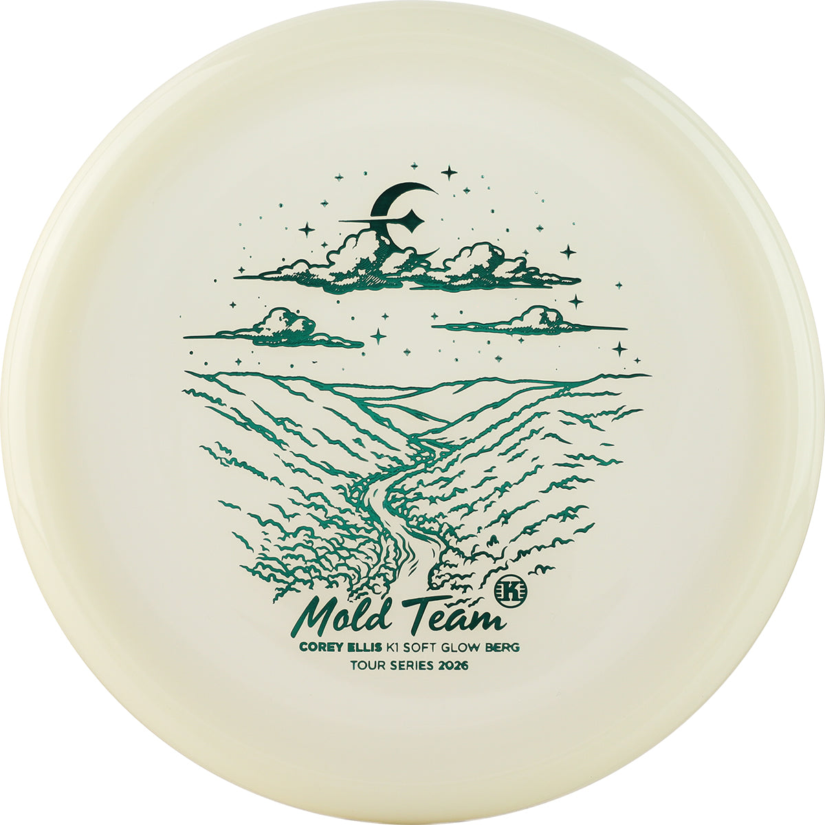 K1 Soft Glow Berg - Corey Ellis Mold Team Tour Series 2026