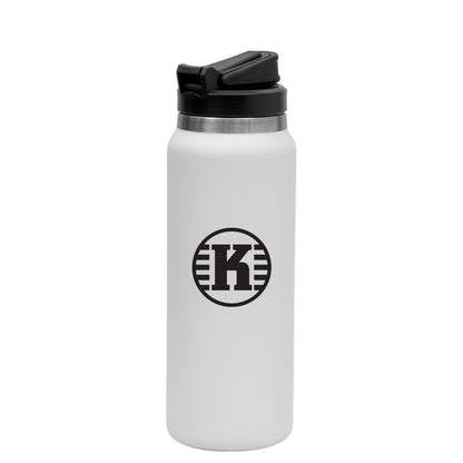 Stainless Steel Water Bottle w/ Straw